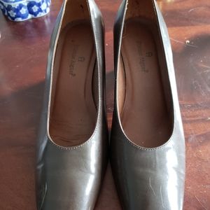 ETIENNE ALGER BLOCK HEEL PUMPS